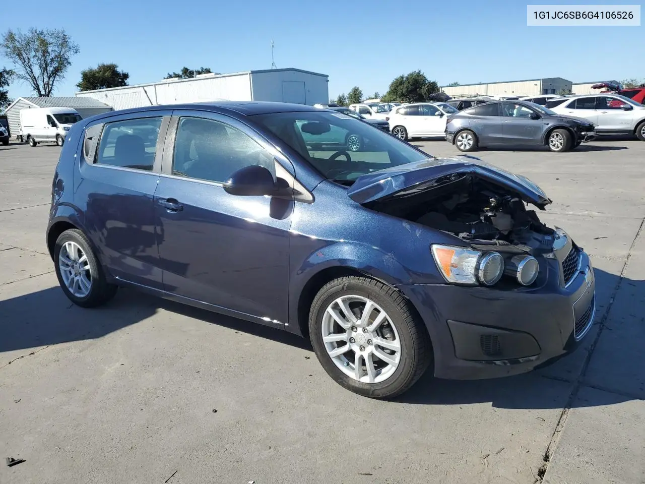 1G1JC6SB6G4106526 2016 Chevrolet Sonic Lt