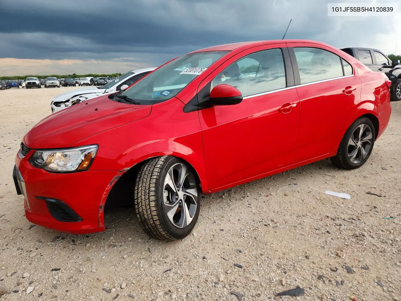 2017 Chevrolet Sonic Premier VIN: 1G1JF5SB5H4120839 Lot: 52081076