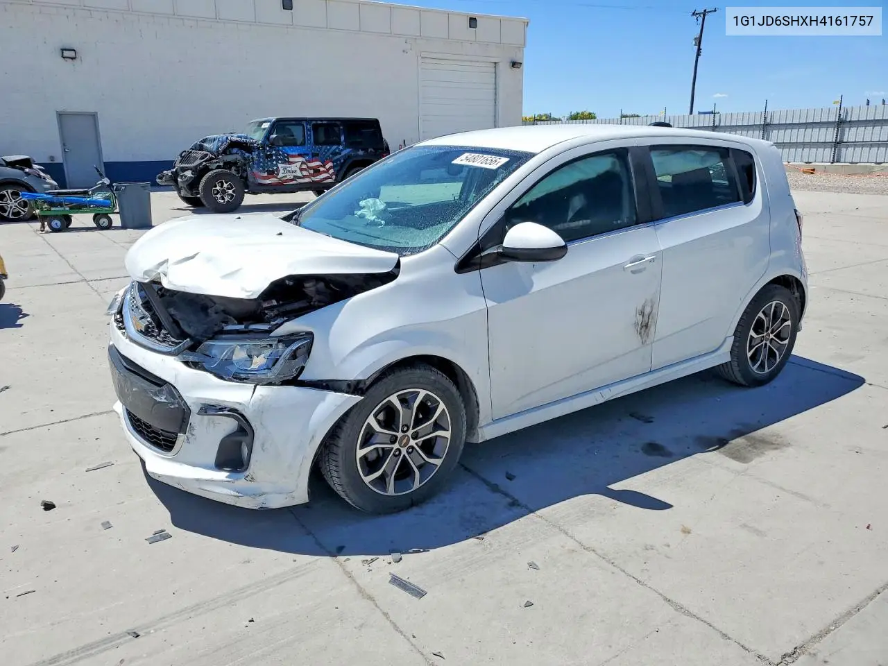 2017 Chevrolet Sonic Lt VIN: 1G1JD6SHXH4161757 Lot: 54801656