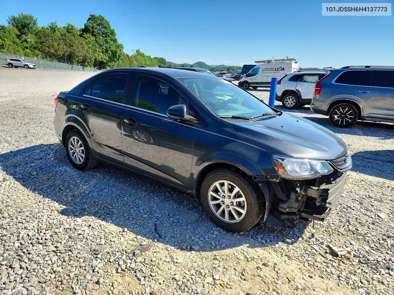 2017 Chevrolet Sonic Lt VIN: 1G1JD5SH6H4137773 Lot: 55779346