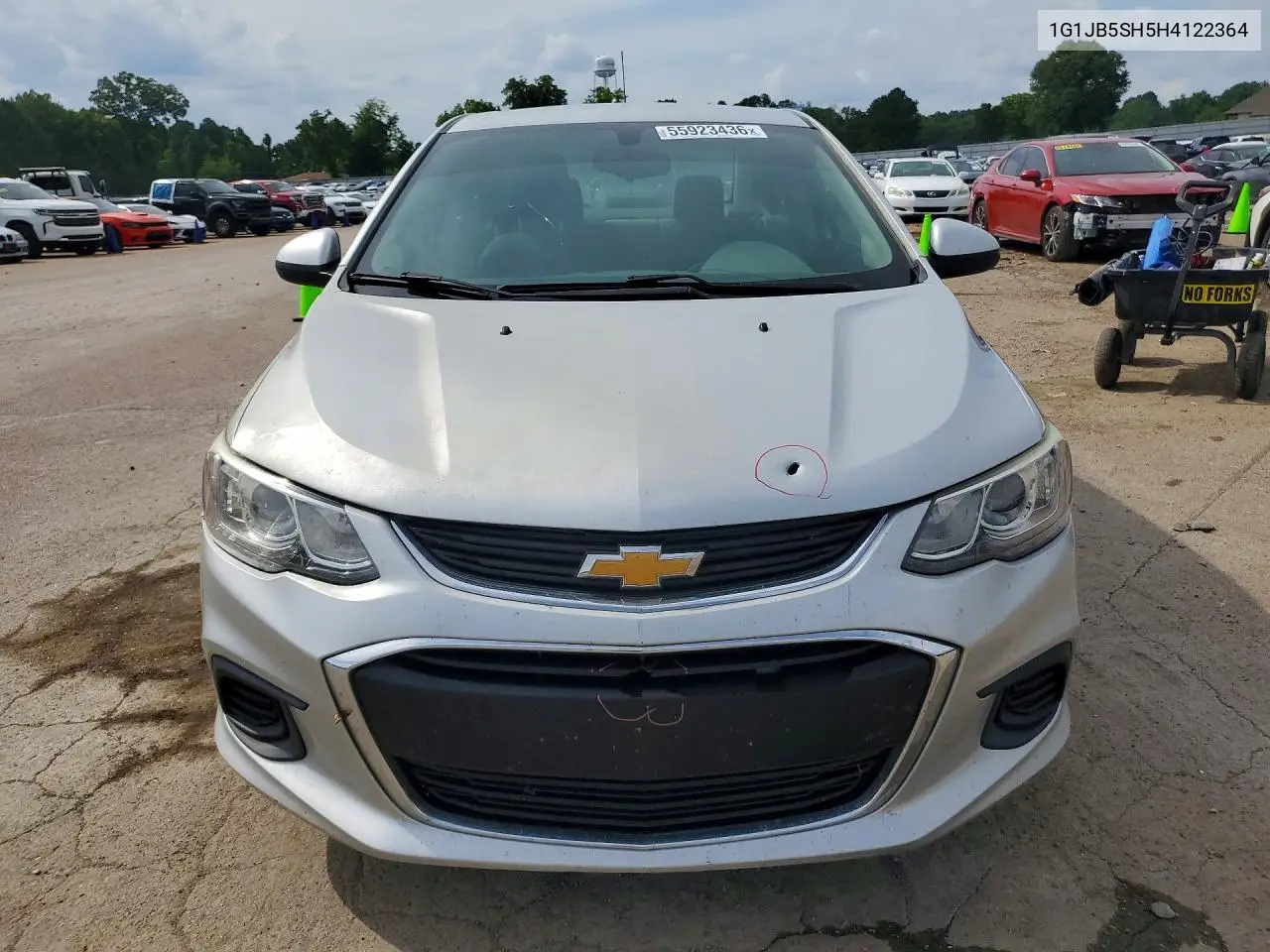 2017 Chevrolet Sonic Ls VIN: 1G1JB5SH5H4122364 Lot: 55923436