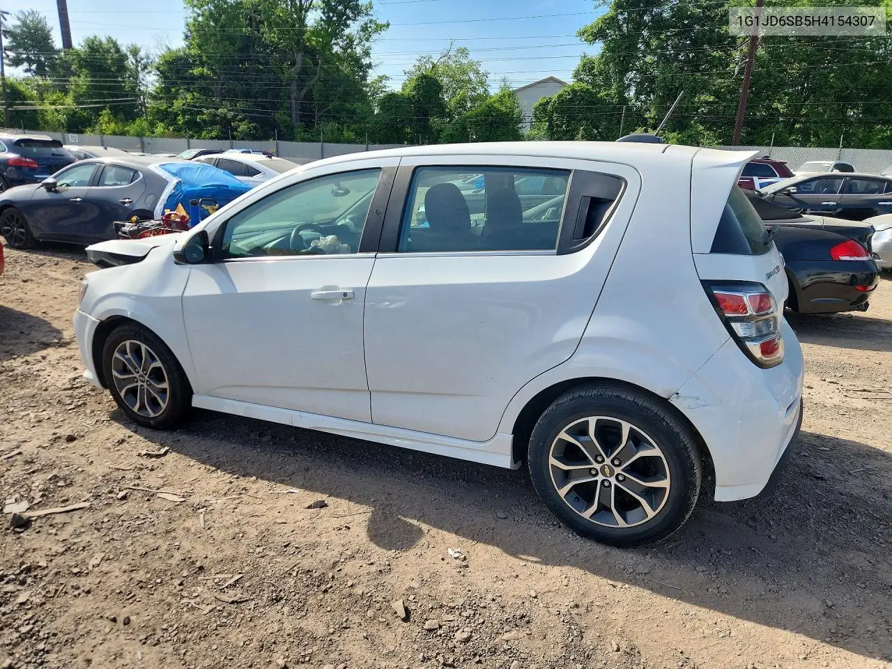 2017 Chevrolet Sonic Lt VIN: 1G1JD6SB5H4154307 Lot: 56107386
