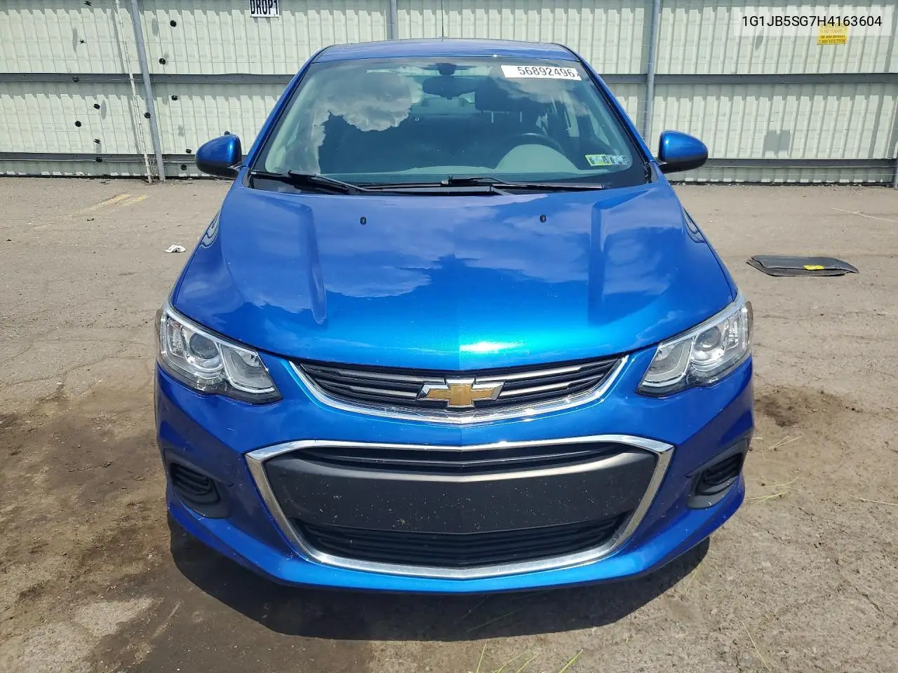 2017 Chevrolet Sonic Ls VIN: 1G1JB5SG7H4163604 Lot: 56892496