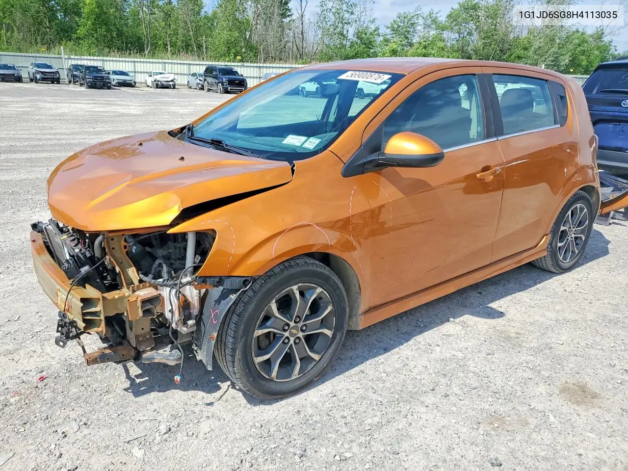 2017 Chevrolet Sonic Lt VIN: 1G1JD6SG8H4113035 Lot: 56900876