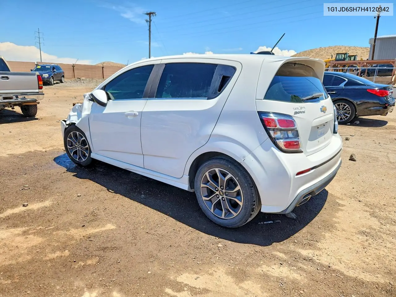 2017 Chevrolet Sonic Lt VIN: 1G1JD6SH7H4120342 Lot: 57154446