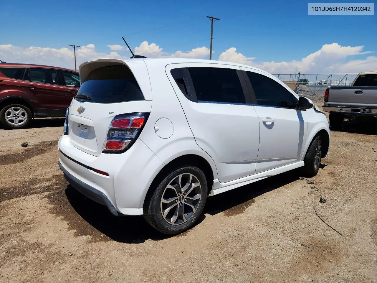 2017 Chevrolet Sonic Lt VIN: 1G1JD6SH7H4120342 Lot: 57154446