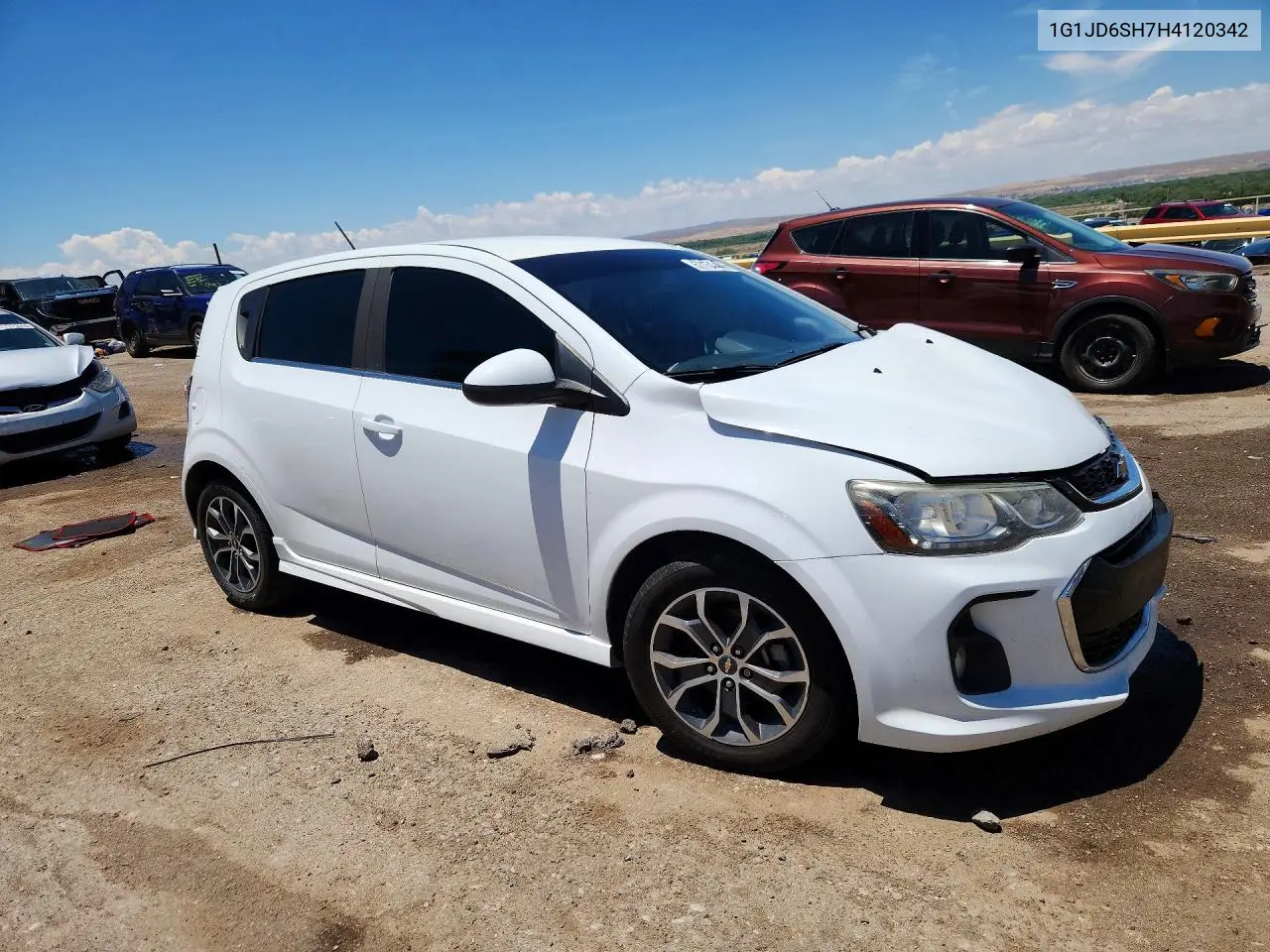 2017 Chevrolet Sonic Lt VIN: 1G1JD6SH7H4120342 Lot: 57154446