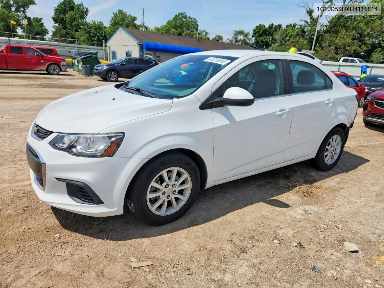 2017 Chevrolet Sonic Lt VIN: 1G1JD5SHXH4116814 Lot: 58028606