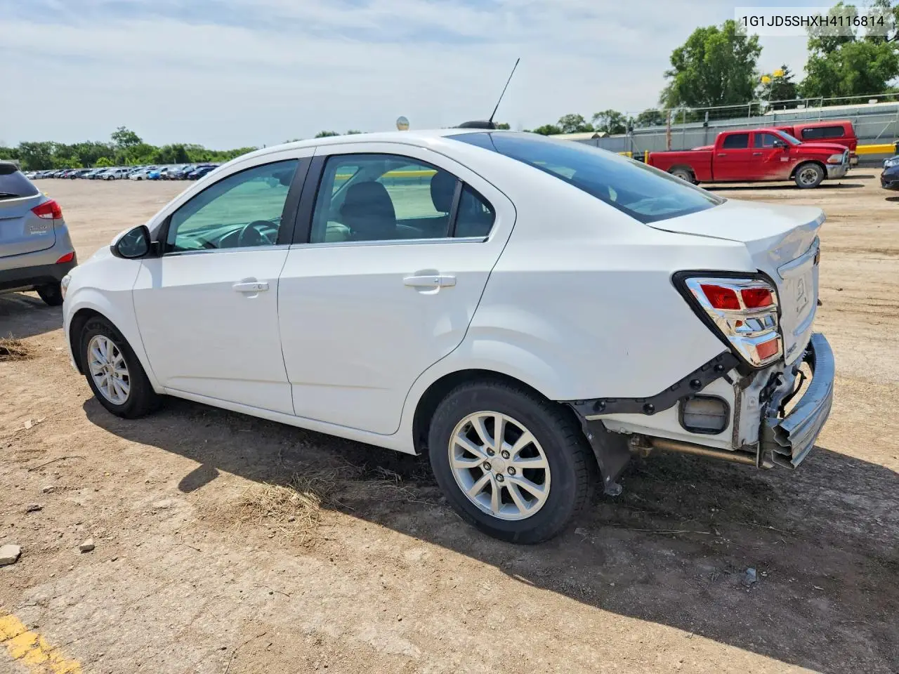 2017 Chevrolet Sonic Lt VIN: 1G1JD5SHXH4116814 Lot: 58028606