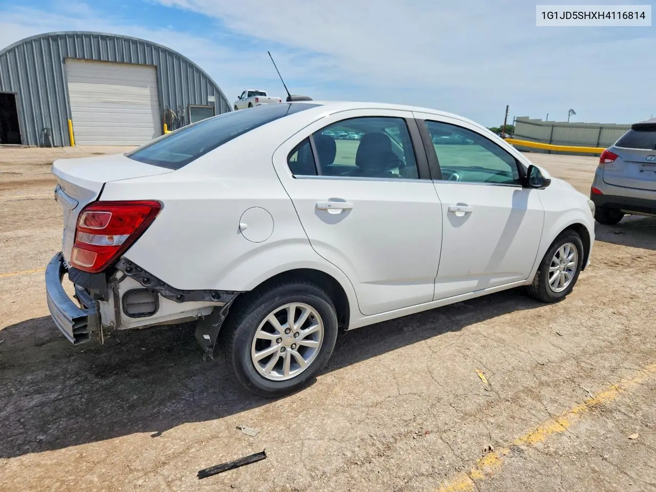 2017 Chevrolet Sonic Lt VIN: 1G1JD5SHXH4116814 Lot: 58028606