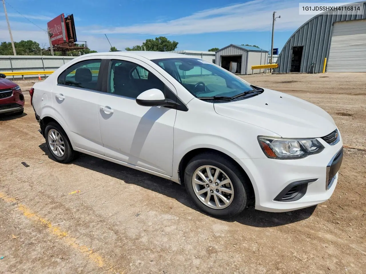2017 Chevrolet Sonic Lt VIN: 1G1JD5SHXH4116814 Lot: 58028606