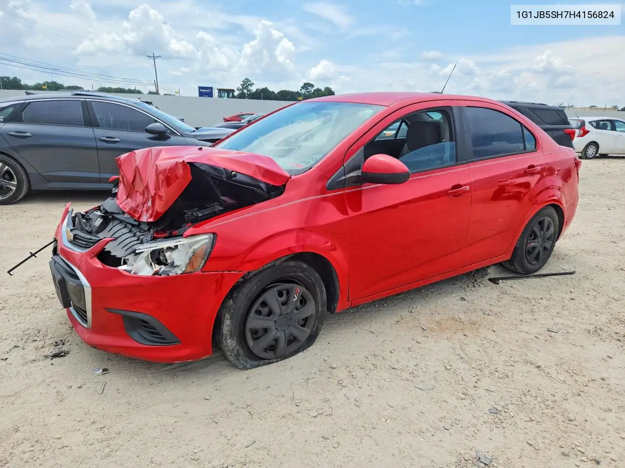 2017 Chevrolet Sonic Ls VIN: 1G1JB5SH7H4156824 Lot: 59949646