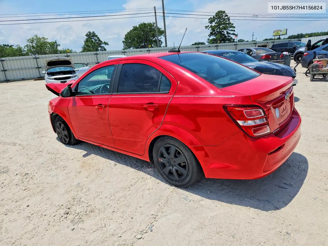 2017 Chevrolet Sonic Ls VIN: 1G1JB5SH7H4156824 Lot: 59949646