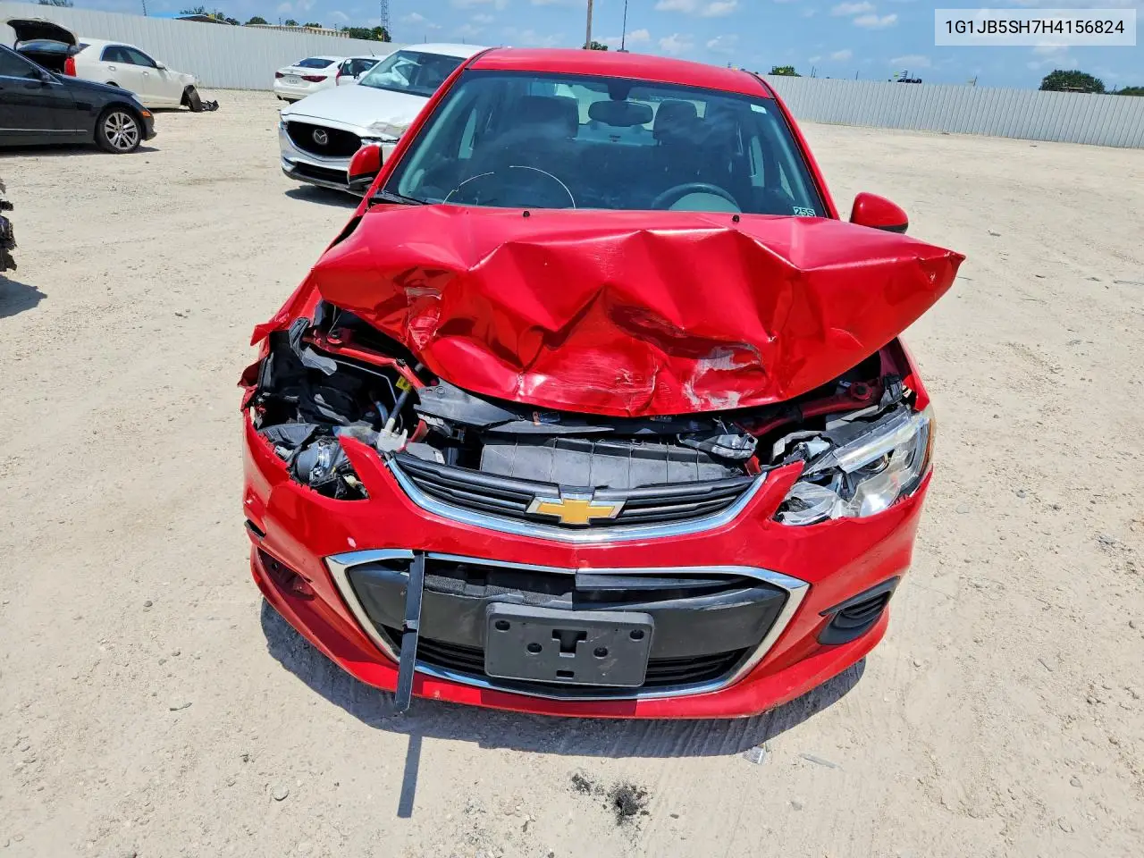 2017 Chevrolet Sonic Ls VIN: 1G1JB5SH7H4156824 Lot: 59949646