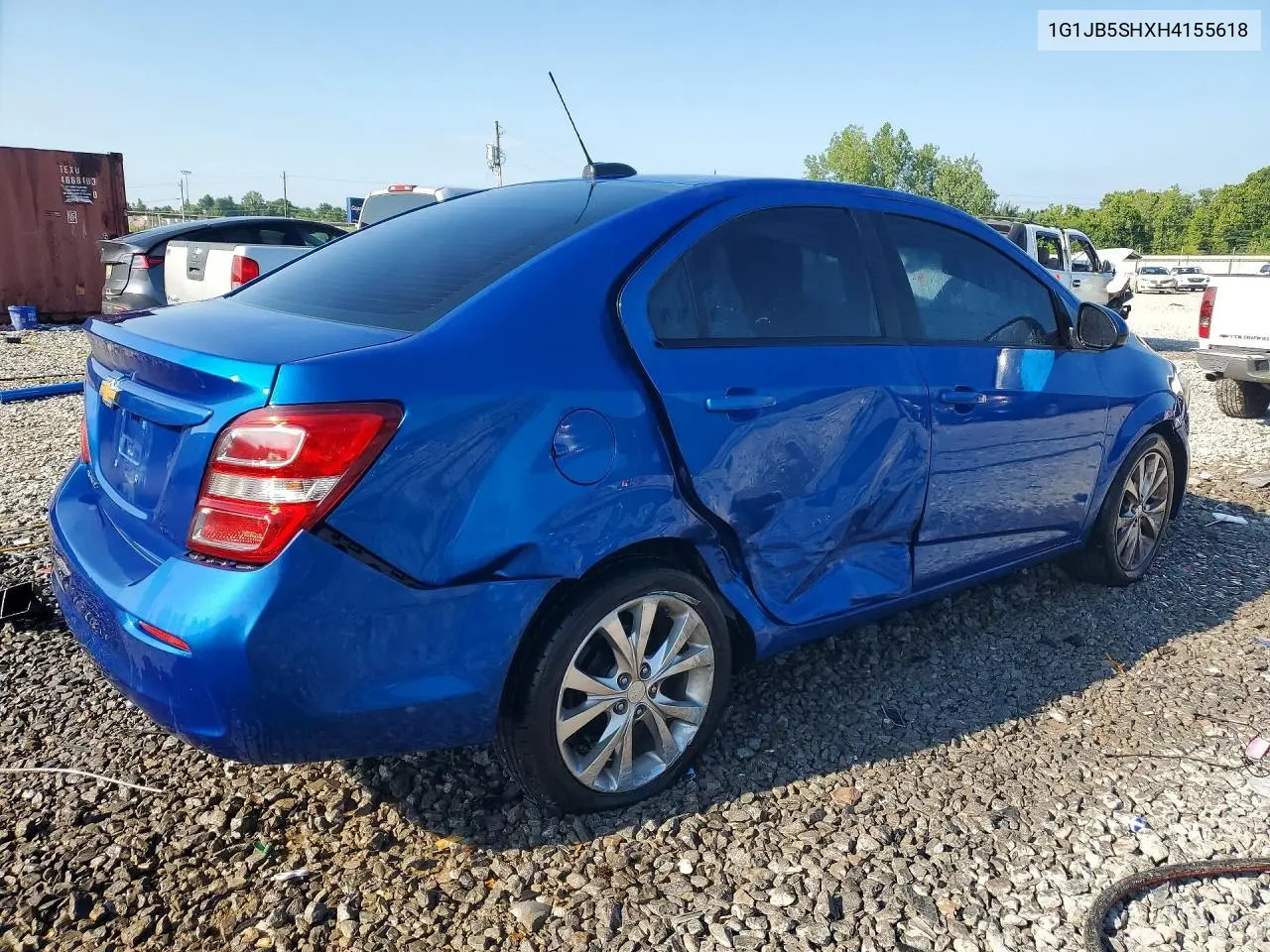 2017 Chevrolet Sonic Ls VIN: 1G1JB5SHXH4155618 Lot: 60258306