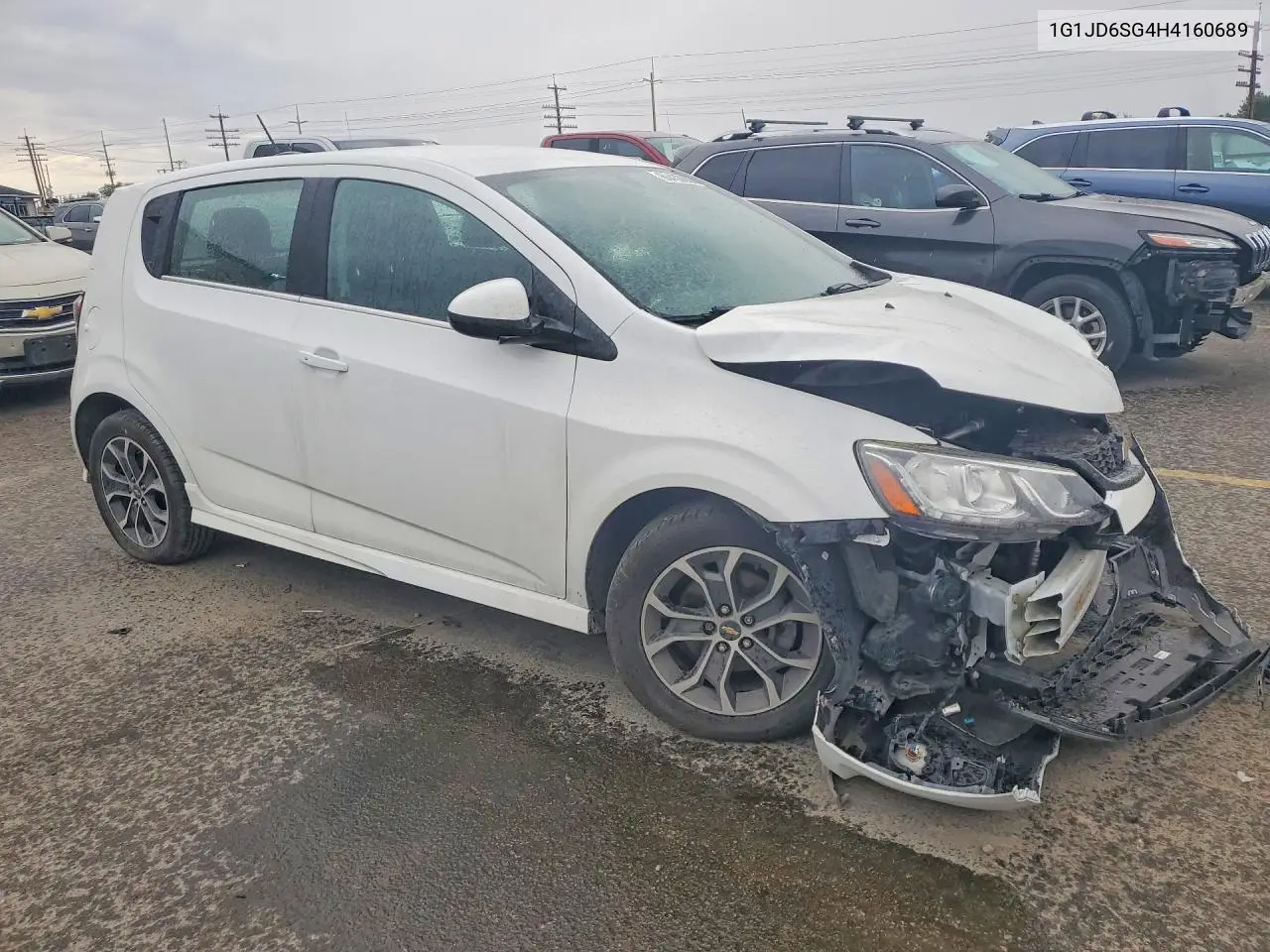 2017 Chevrolet Sonic Lt VIN: 1G1JD6SG4H4160689 Lot: 60430866