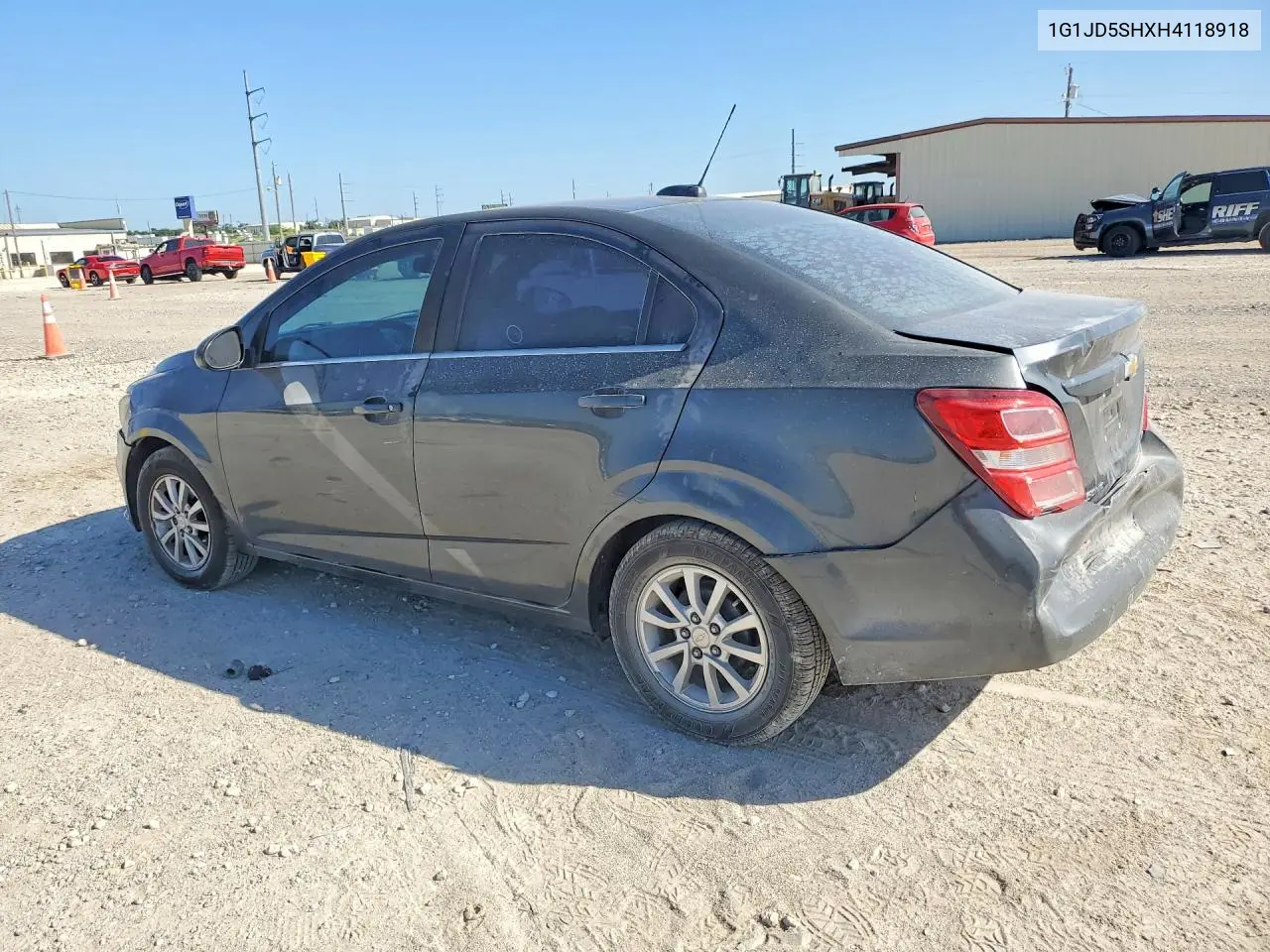 2017 Chevrolet Sonic Lt VIN: 1G1JD5SHXH4118918 Lot: 60517596