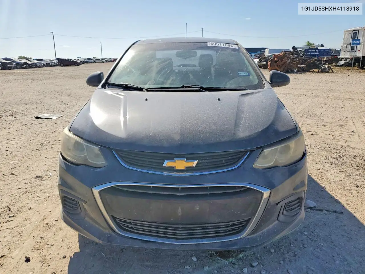 2017 Chevrolet Sonic Lt VIN: 1G1JD5SHXH4118918 Lot: 60517596