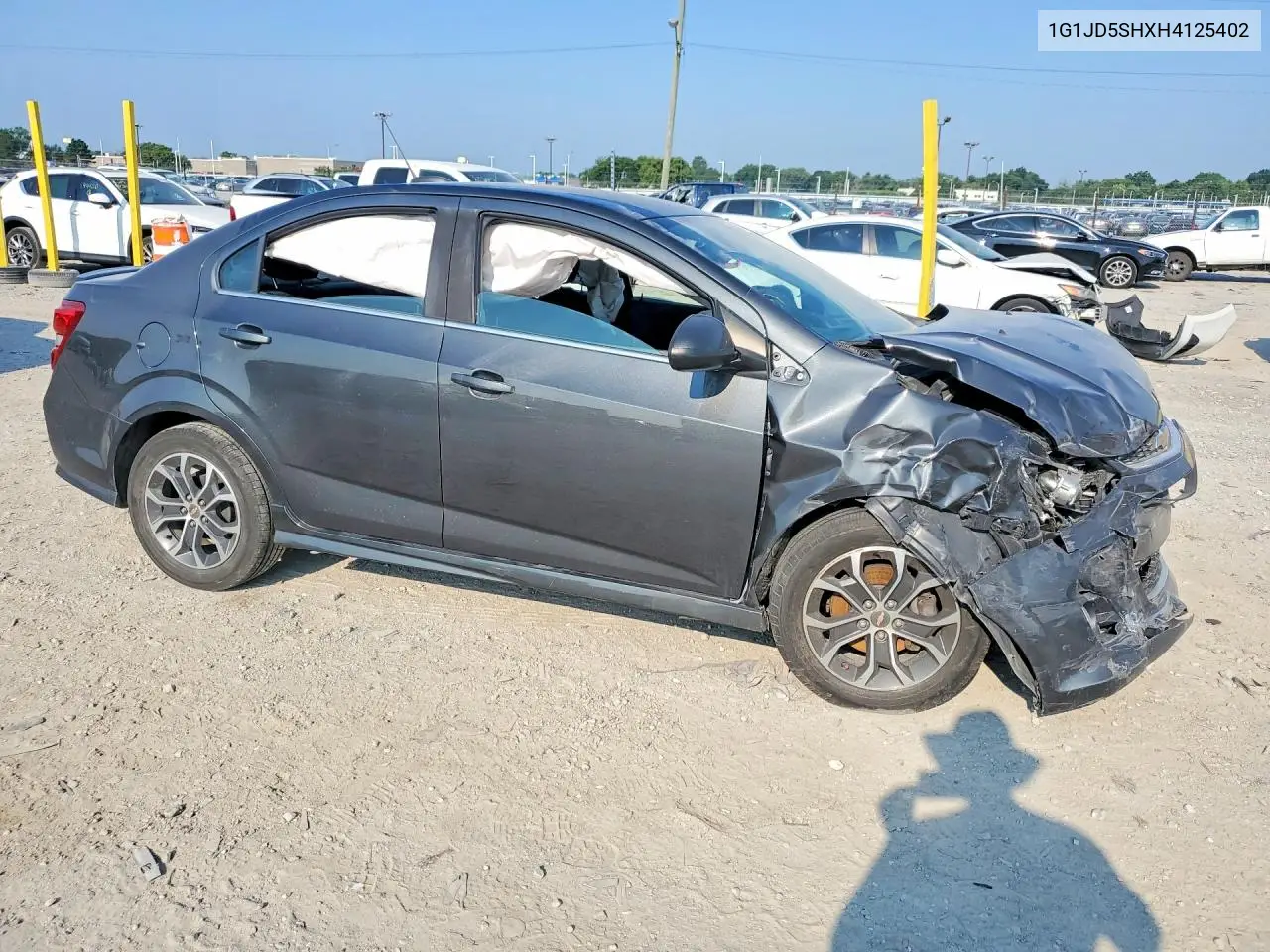 2017 Chevrolet Sonic Lt VIN: 1G1JD5SHXH4125402 Lot: 60630876
