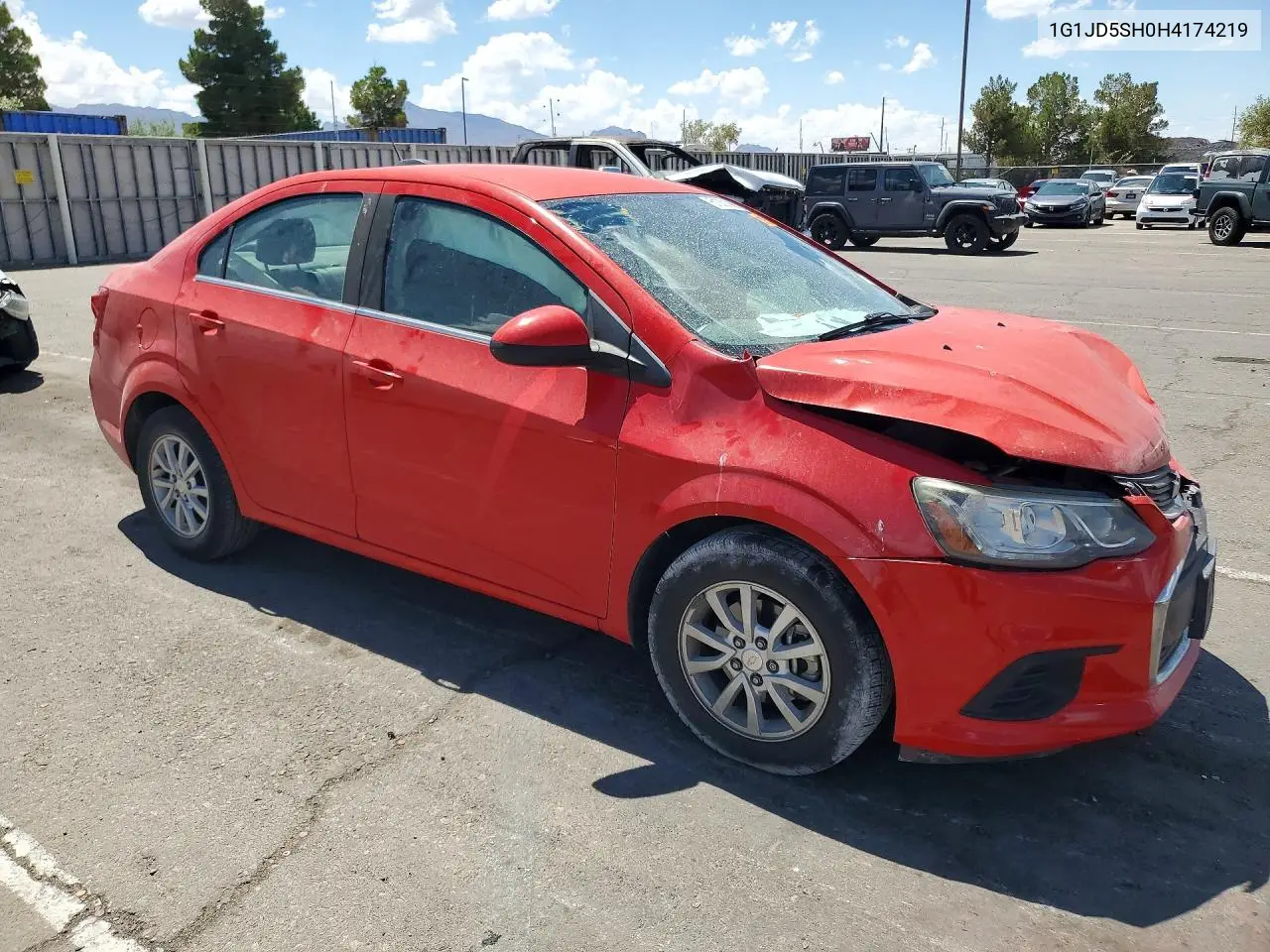 2017 Chevrolet Sonic Lt VIN: 1G1JD5SH0H4174219 Lot: 61331086
