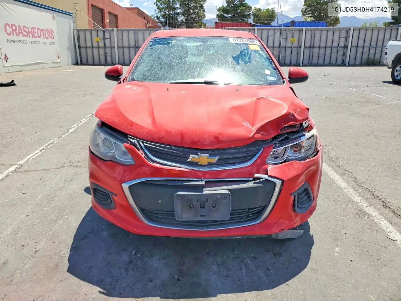 2017 Chevrolet Sonic Lt VIN: 1G1JD5SH0H4174219 Lot: 61331086