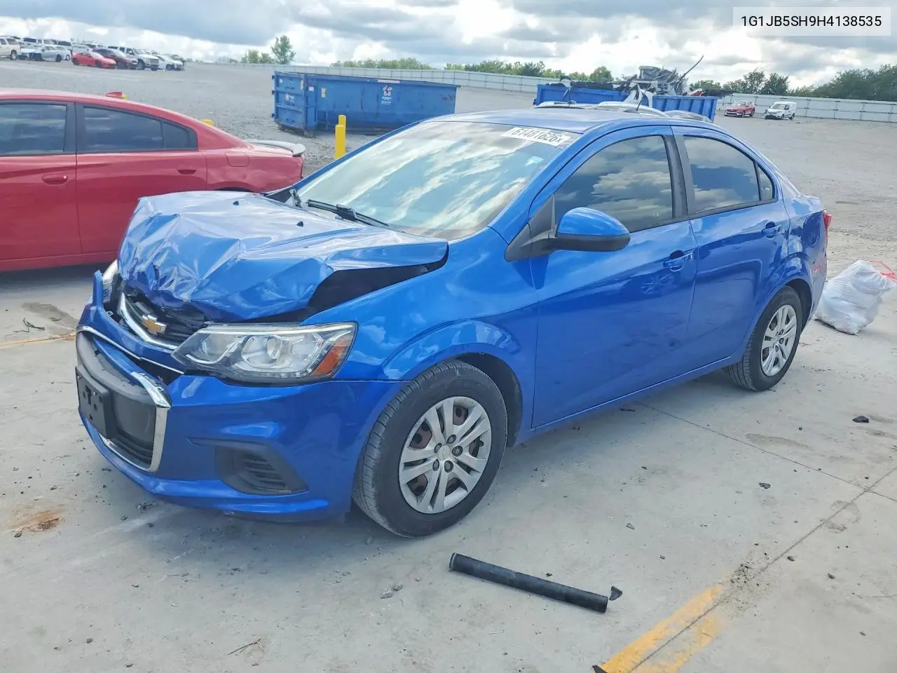 2017 Chevrolet Sonic Ls VIN: 1G1JB5SH9H4138535 Lot: 61481626