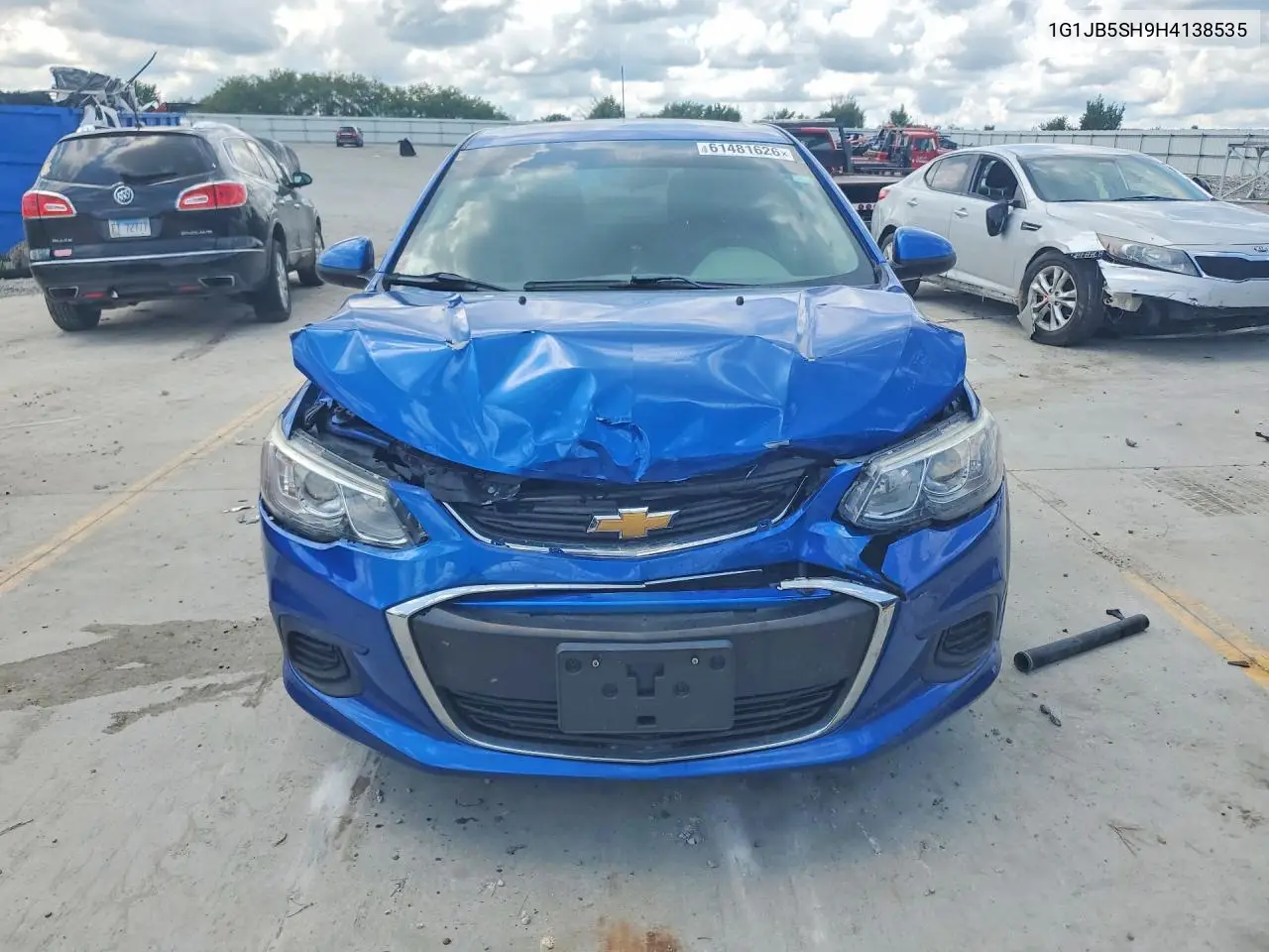 2017 Chevrolet Sonic Ls VIN: 1G1JB5SH9H4138535 Lot: 61481626