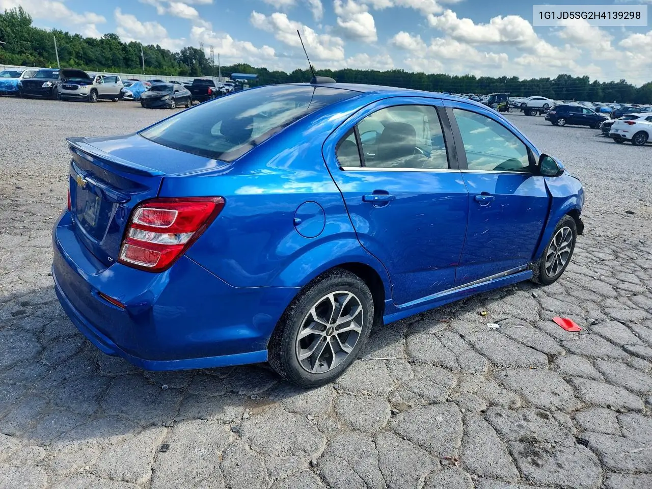 2017 Chevrolet Sonic Lt VIN: 1G1JD5SG2H4139298 Lot: 61504696