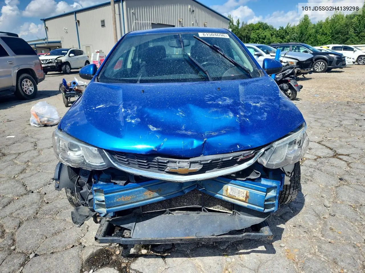 2017 Chevrolet Sonic Lt VIN: 1G1JD5SG2H4139298 Lot: 61504696