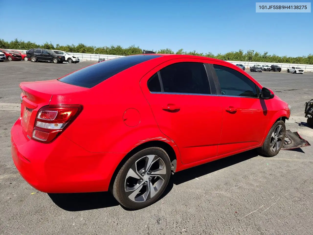 1G1JF5SB9H4138275 2017 Chevrolet Sonic Premier
