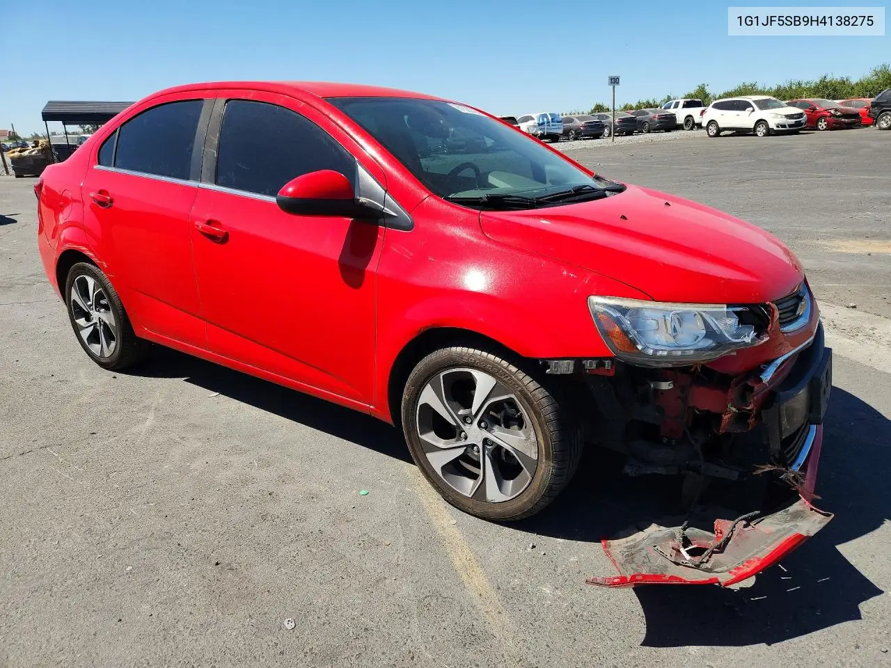 1G1JF5SB9H4138275 2017 Chevrolet Sonic Premier