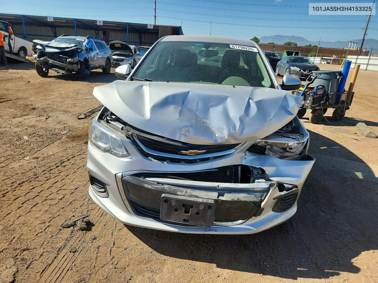 2017 Chevrolet Sonic Ls VIN: 1G1JA5SH3H4153325 Lot: 61798226