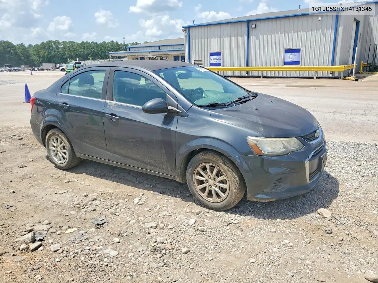 2017 Chevrolet Sonic Lt VIN: 1G1JD5SHXH4131345 Lot: 61965686