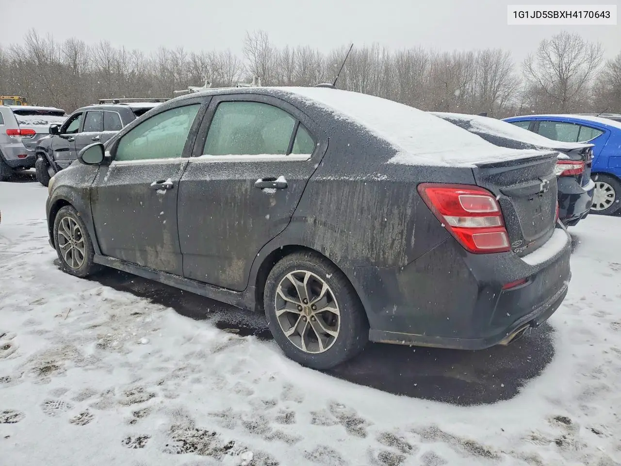 2017 Chevrolet Sonic Lt VIN: 1G1JD5SBXH4170643 Lot: 79233795