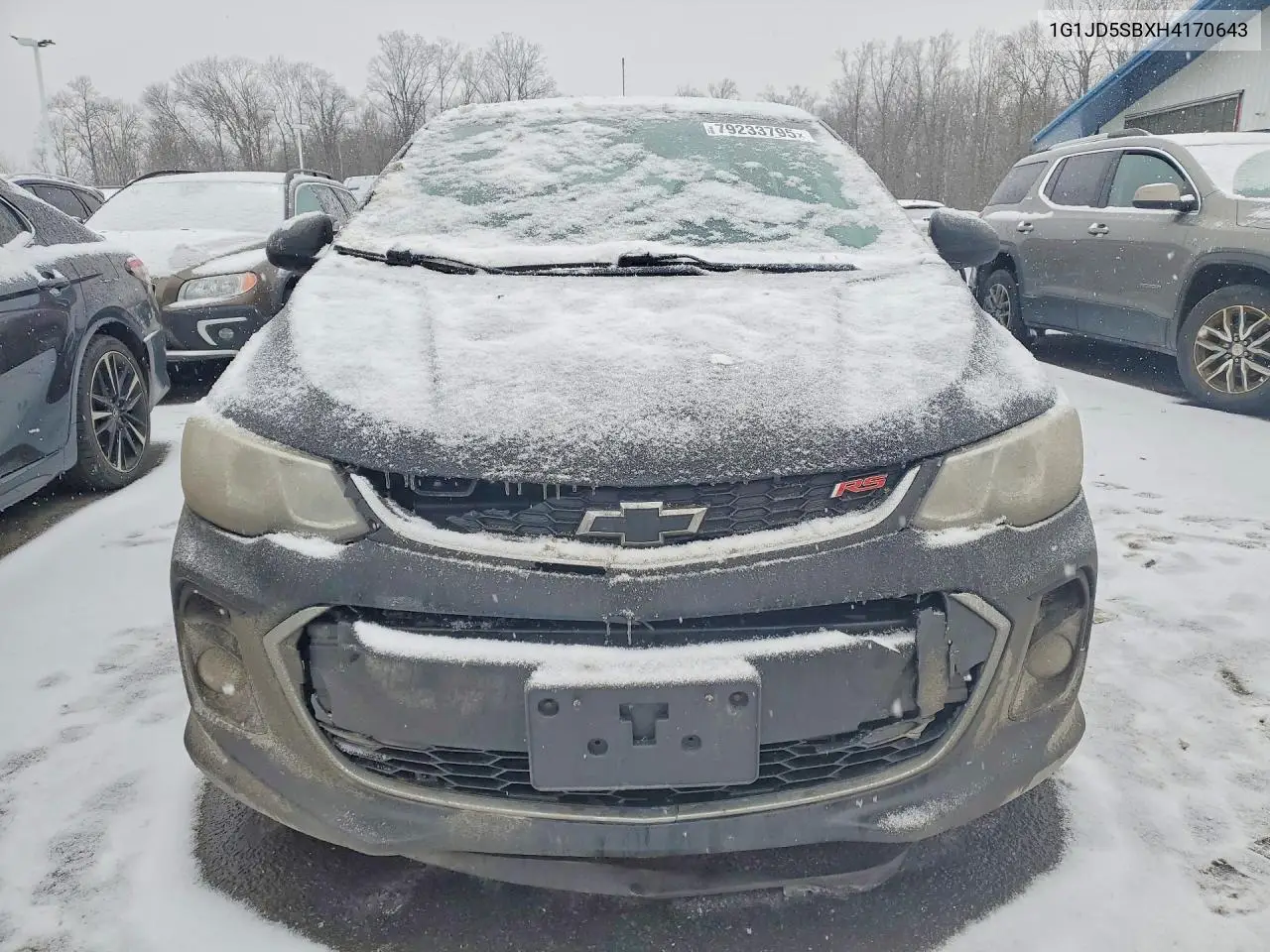 2017 Chevrolet Sonic Lt VIN: 1G1JD5SBXH4170643 Lot: 79233795
