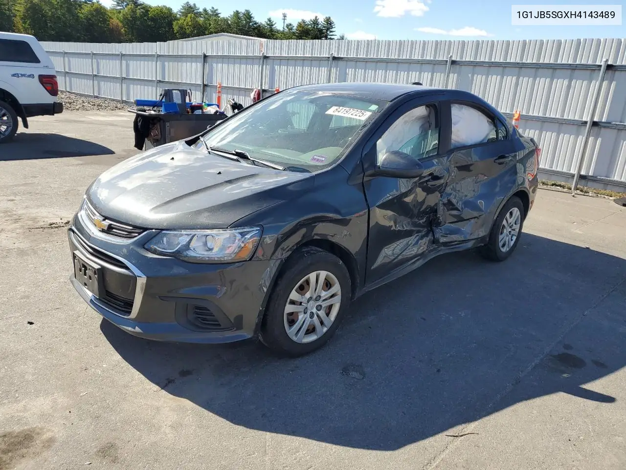 1G1JB5SGXH4143489 2017 Chevrolet Sonic Ls