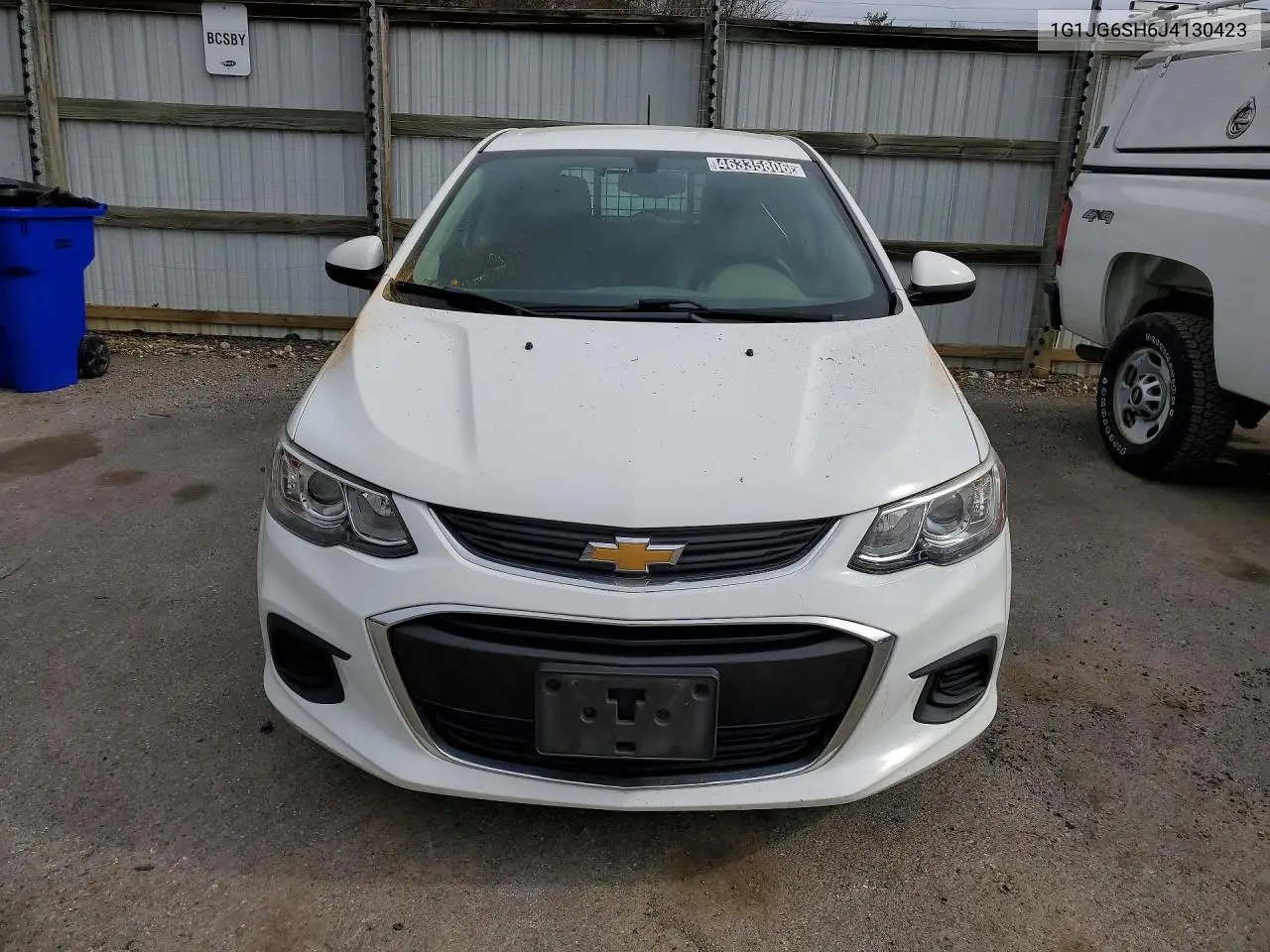 2018 Chevrolet Sonic VIN: 1G1JG6SH6J4130423 Lot: 46335806