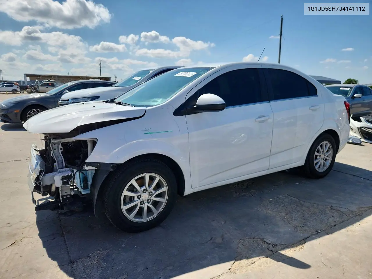 2018 Chevrolet Sonic Lt VIN: 1G1JD5SH7J4141112 Lot: 54730176
