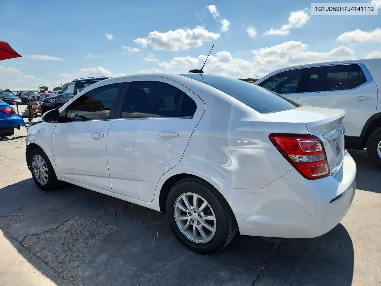 2018 Chevrolet Sonic Lt VIN: 1G1JD5SH7J4141112 Lot: 54730176