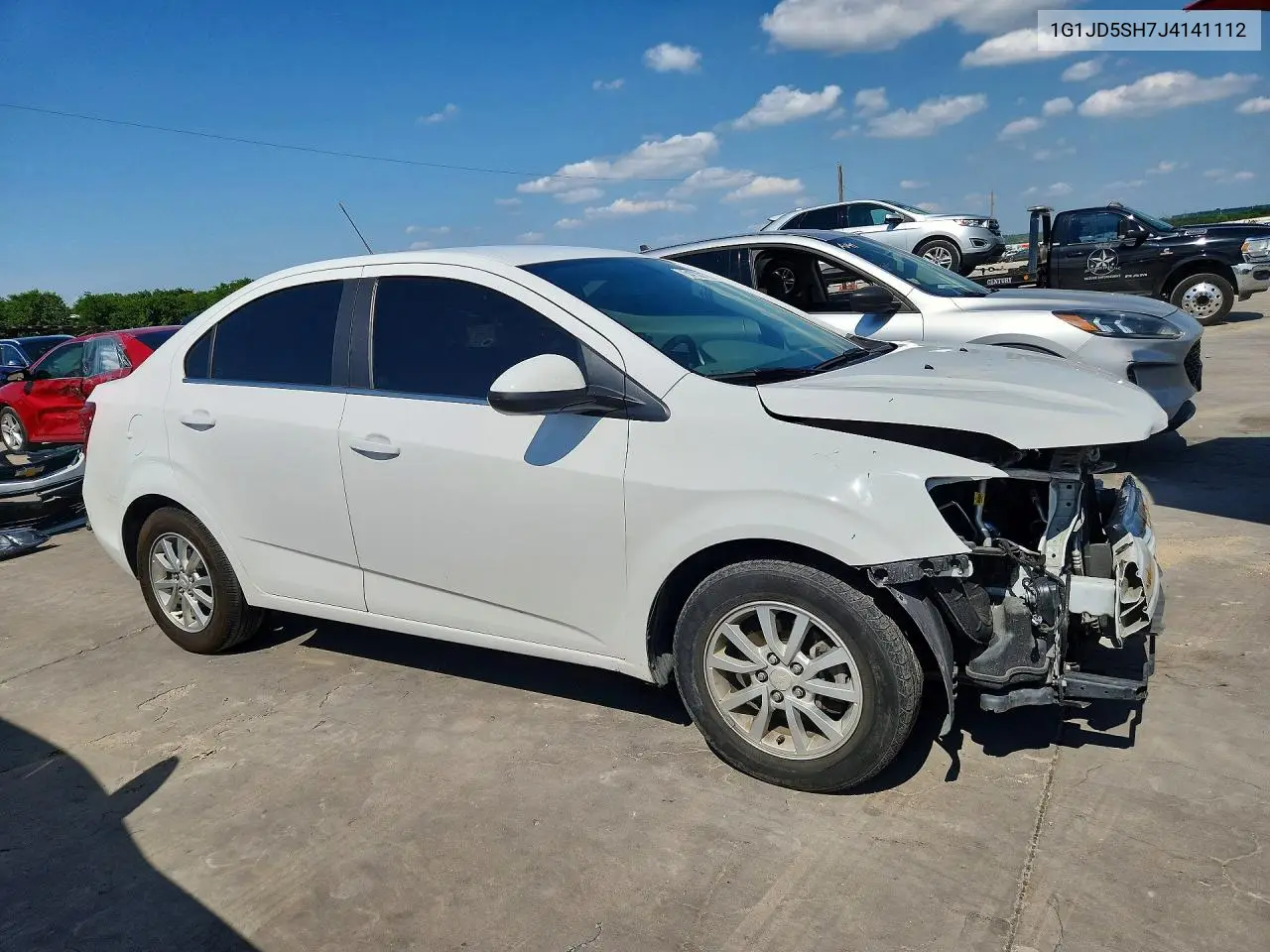 2018 Chevrolet Sonic Lt VIN: 1G1JD5SH7J4141112 Lot: 54730176
