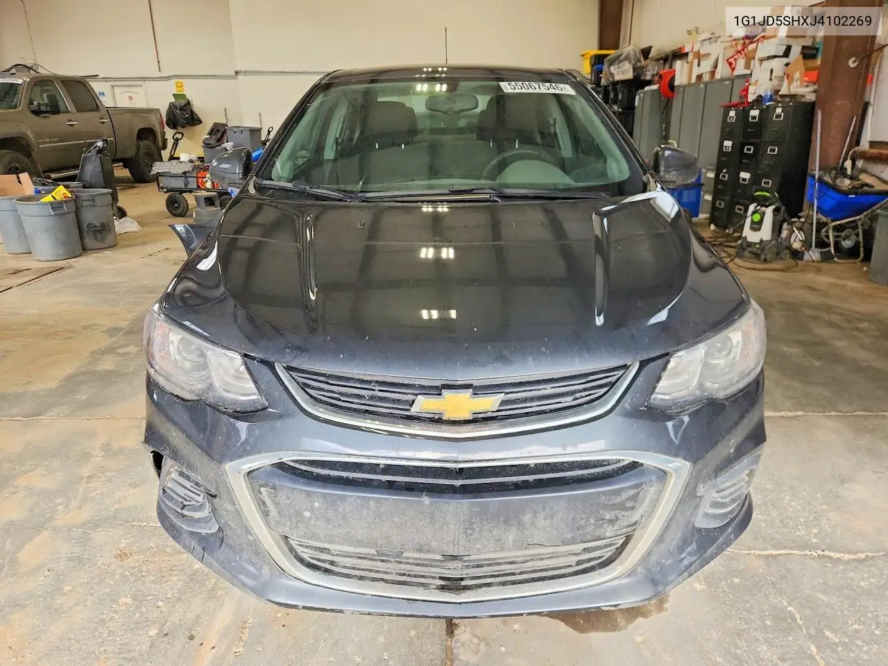2018 Chevrolet Sonic Lt VIN: 1G1JD5SHXJ4102269 Lot: 55067546