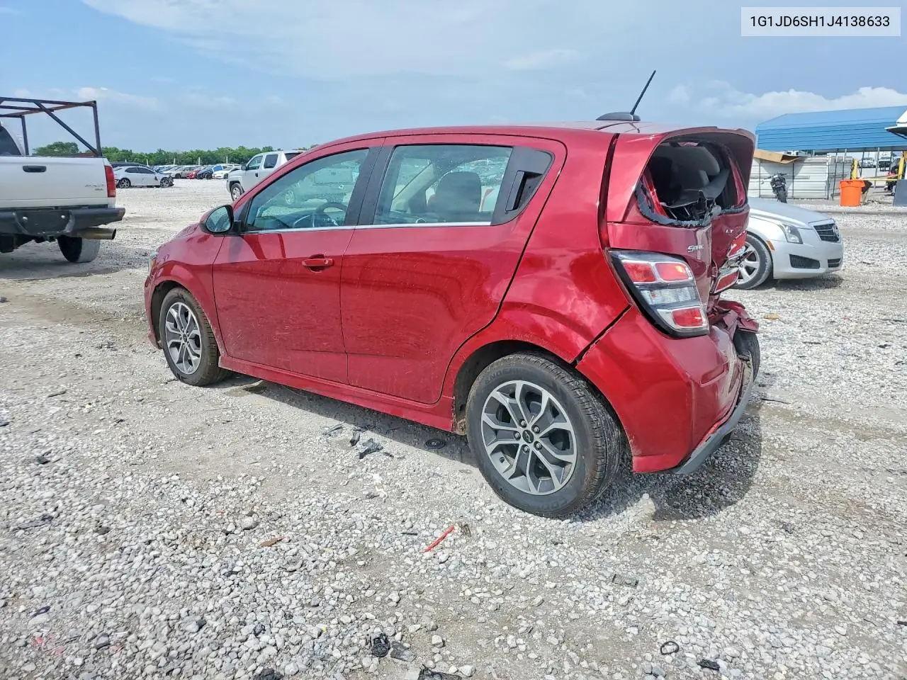 2018 Chevrolet Sonic Lt VIN: 1G1JD6SH1J4138633 Lot: 55127986
