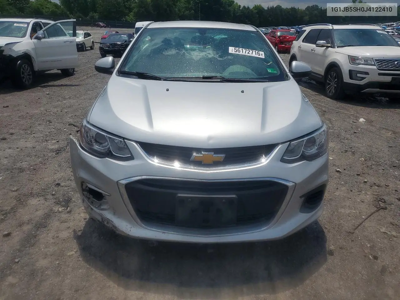 2018 Chevrolet Sonic Ls VIN: 1G1JB5SH0J4122410 Lot: 56172716