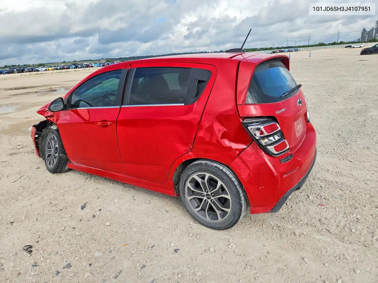 2018 Chevrolet Sonic Lt VIN: 1G1JD6SH3J4107951 Lot: 56674186
