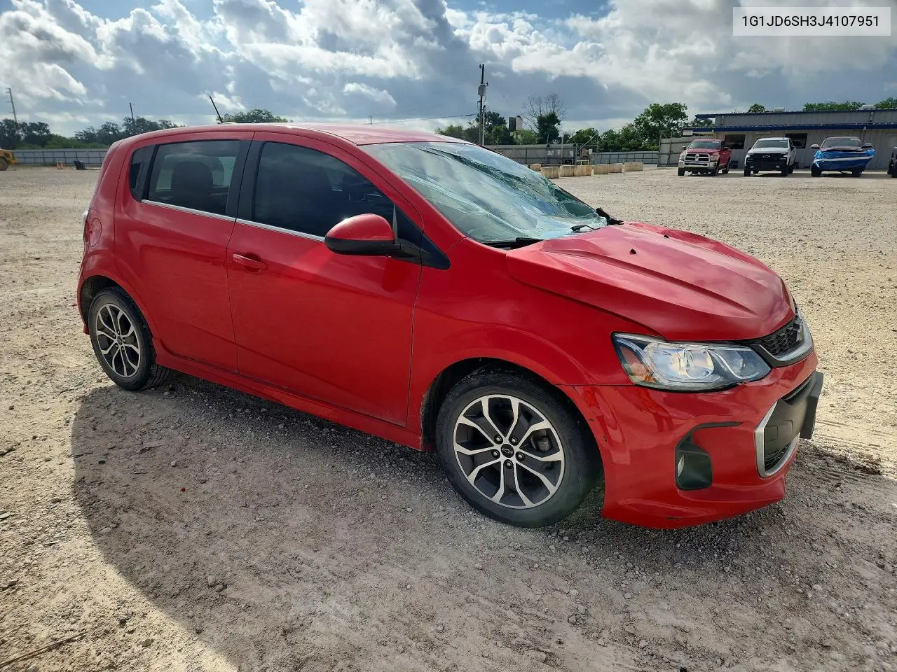 2018 Chevrolet Sonic Lt VIN: 1G1JD6SH3J4107951 Lot: 56674186