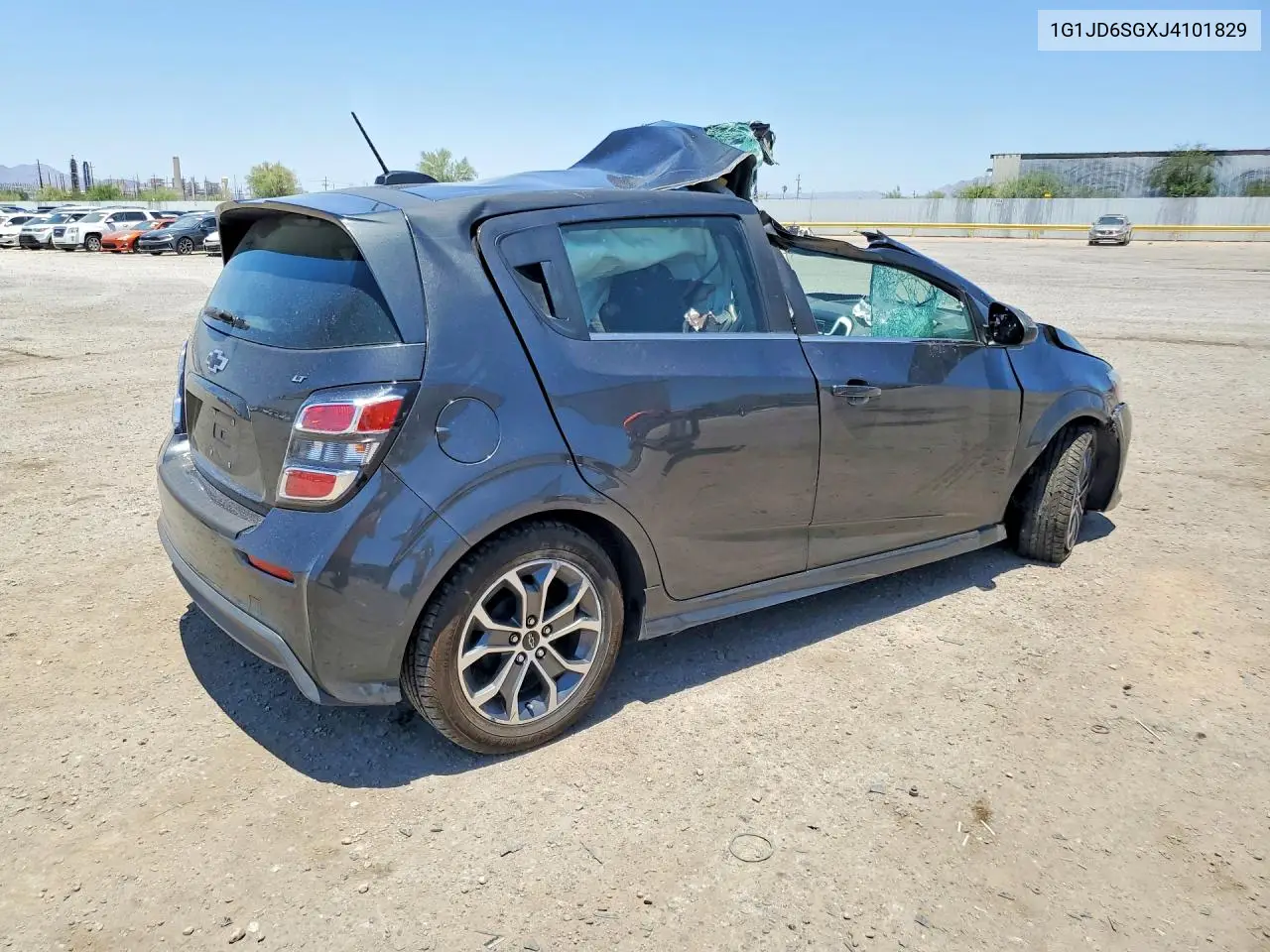 2018 Chevrolet Sonic Lt VIN: 1G1JD6SGXJ4101829 Lot: 56974666