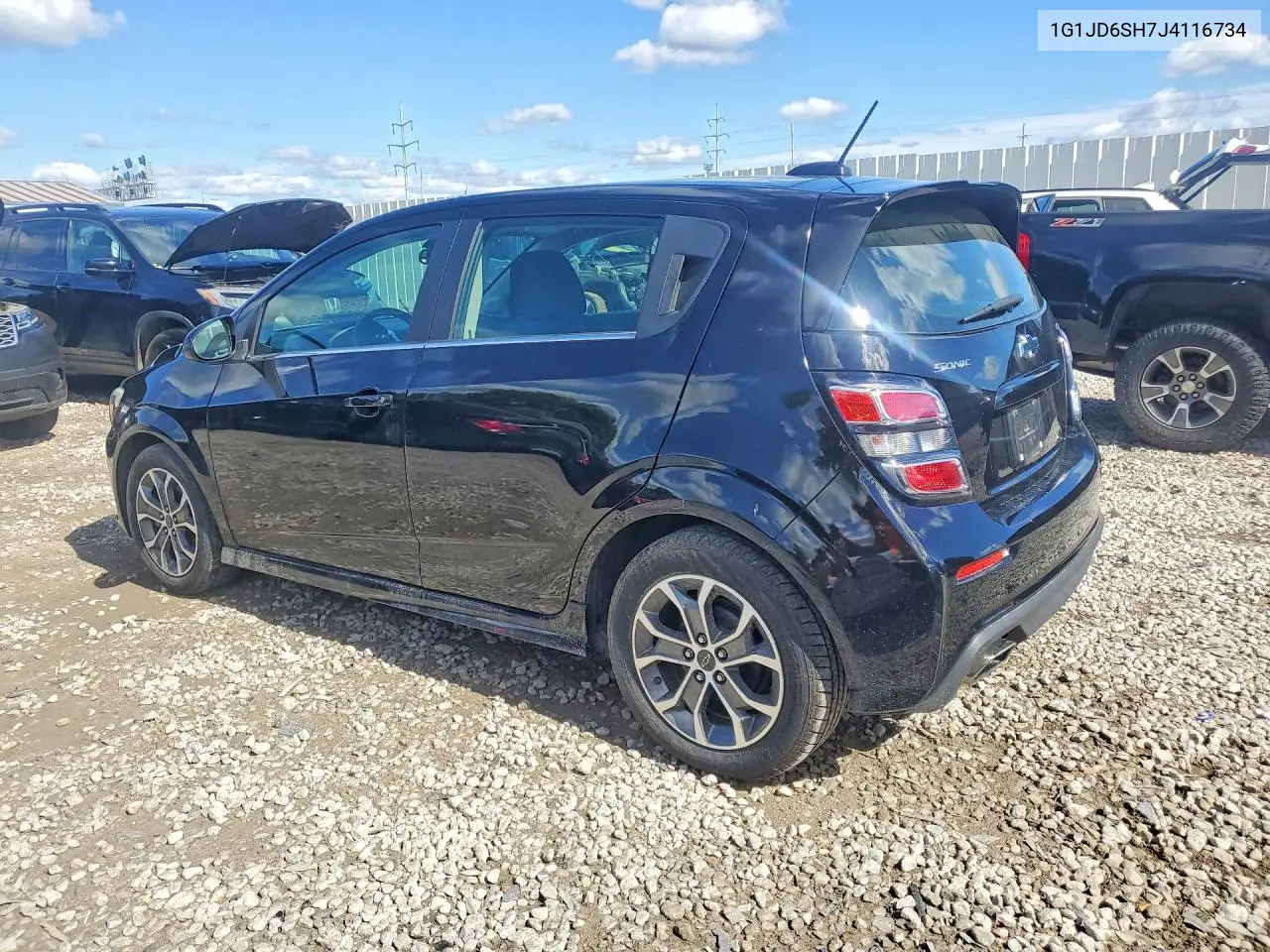 2018 Chevrolet Sonic Lt VIN: 1G1JD6SH7J4116734 Lot: 57228276