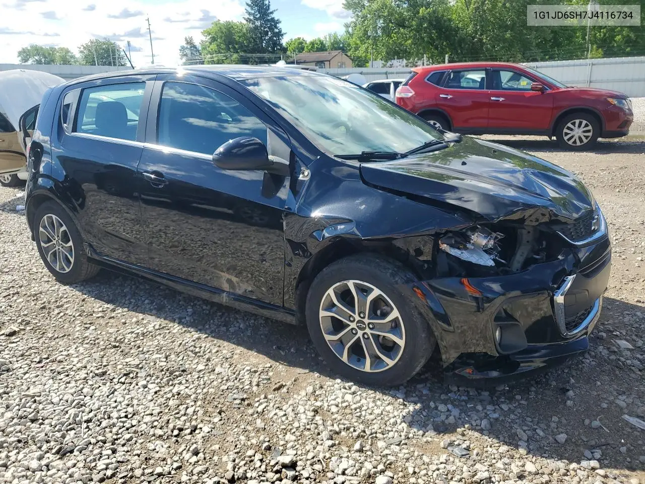 2018 Chevrolet Sonic Lt VIN: 1G1JD6SH7J4116734 Lot: 57228276