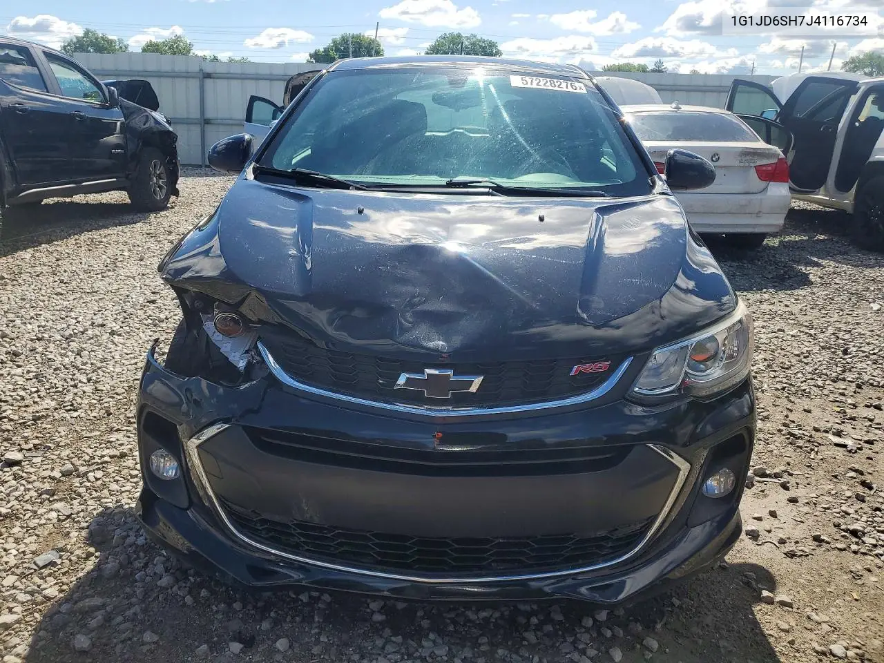 2018 Chevrolet Sonic Lt VIN: 1G1JD6SH7J4116734 Lot: 57228276