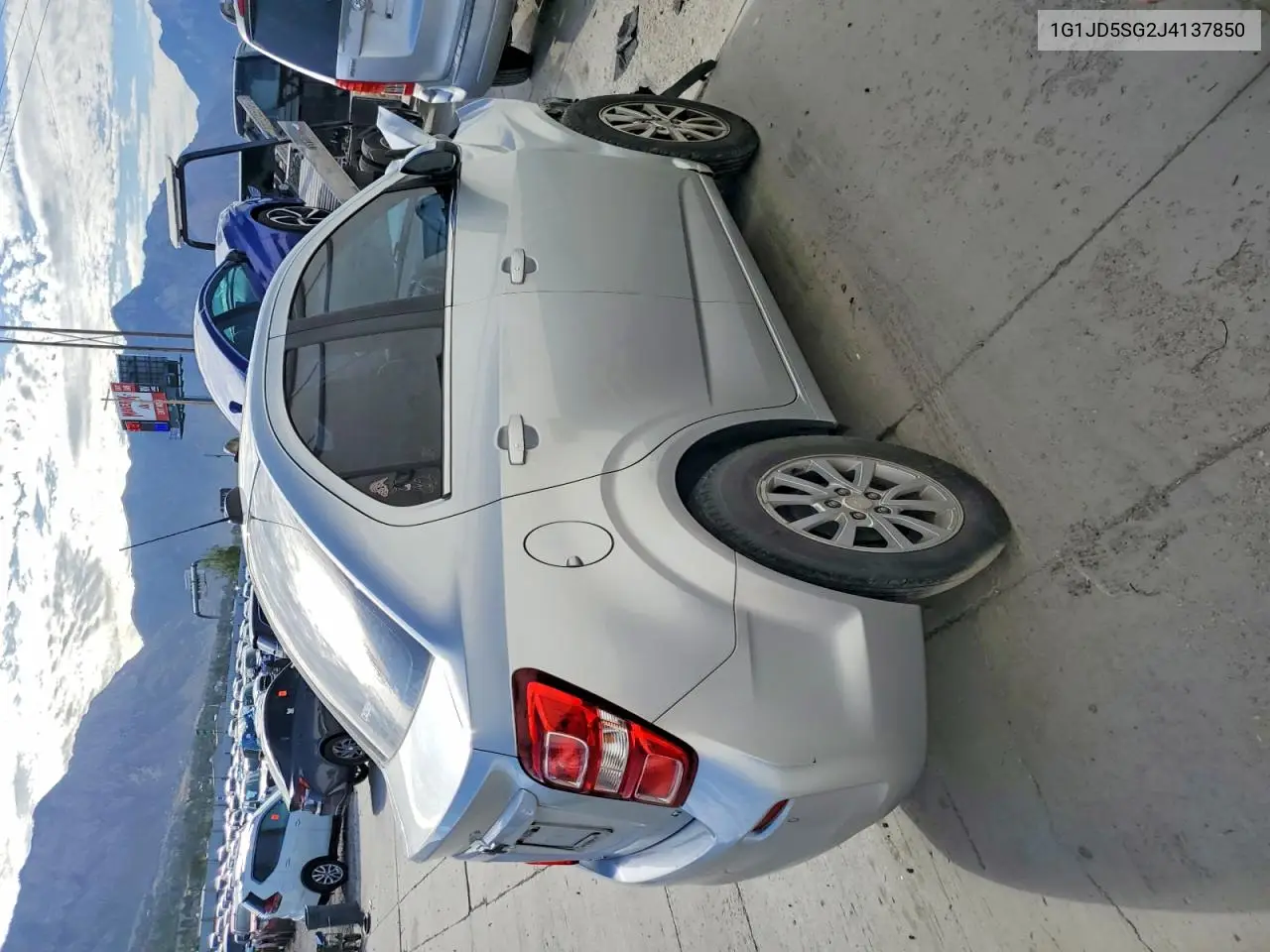 2018 Chevrolet Sonic Lt VIN: 1G1JD5SG2J4137850 Lot: 58396396